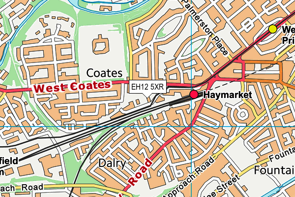EH12 5XR map - OS VectorMap District (Ordnance Survey) EH12 5XR map - OS VectorMap District (Ordnance Survey)