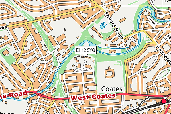 EH12 5YG map - OS VectorMap District (Ordnance Survey) EH12 5YG map - OS VectorMap District (Ordnance Survey)