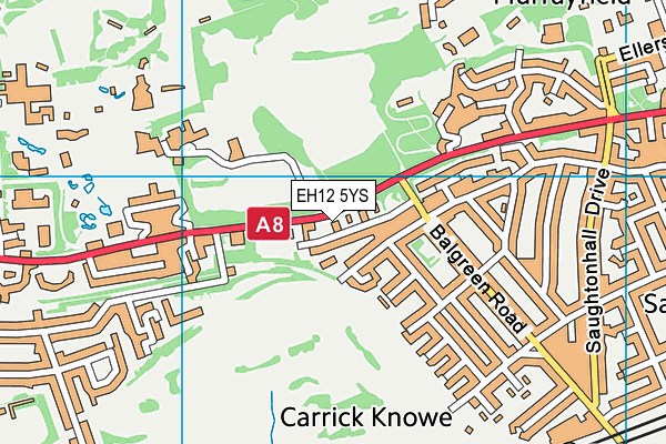 EH12 5YS map - OS VectorMap District (Ordnance Survey) EH12 5YS map - OS VectorMap District (Ordnance Survey)