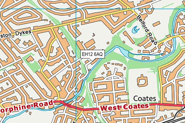 EH12 6AQ map - OS VectorMap District (Ordnance Survey) EH12 6AQ map - OS VectorMap District (Ordnance Survey)