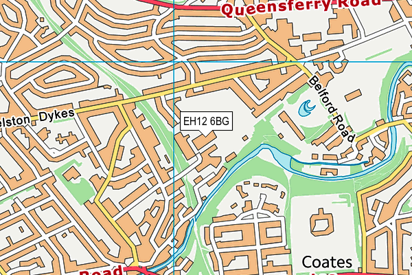 EH12 6BG map - OS VectorMap District (Ordnance Survey) EH12 6BG map - OS VectorMap District (Ordnance Survey)