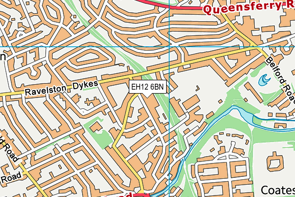 EH12 6BN map - OS VectorMap District (Ordnance Survey) EH12 6BN map - OS VectorMap District (Ordnance Survey)