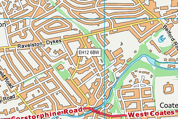 EH12 6BW map - OS VectorMap District (Ordnance Survey) EH12 6BW map - OS VectorMap District (Ordnance Survey)