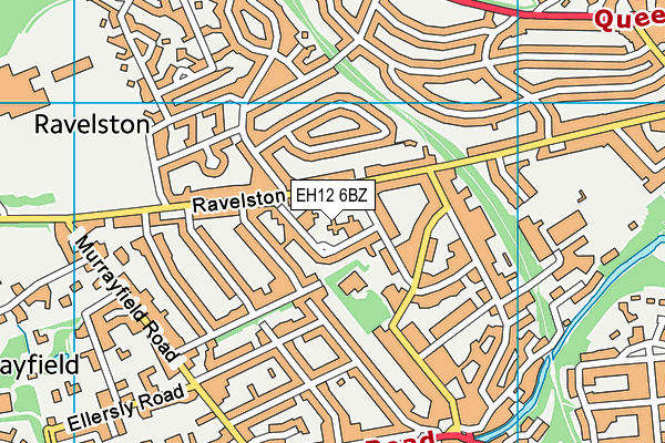 EH12 6BZ map - OS VectorMap District (Ordnance Survey) EH12 6BZ map - OS VectorMap District (Ordnance Survey)
