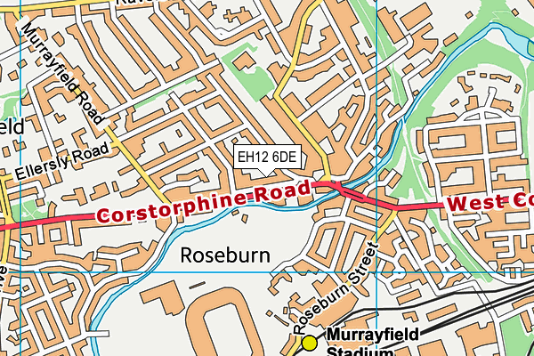 EH12 6DE map - OS VectorMap District (Ordnance Survey) EH12 6DE map - OS VectorMap District (Ordnance Survey)