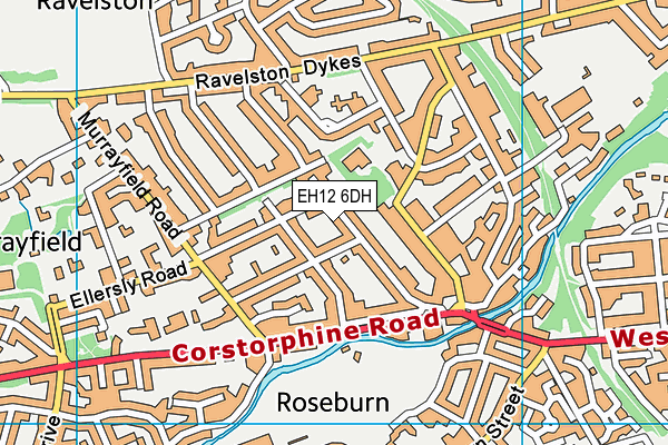 EH12 6DH map - OS VectorMap District (Ordnance Survey) EH12 6DH map - OS VectorMap District (Ordnance Survey)