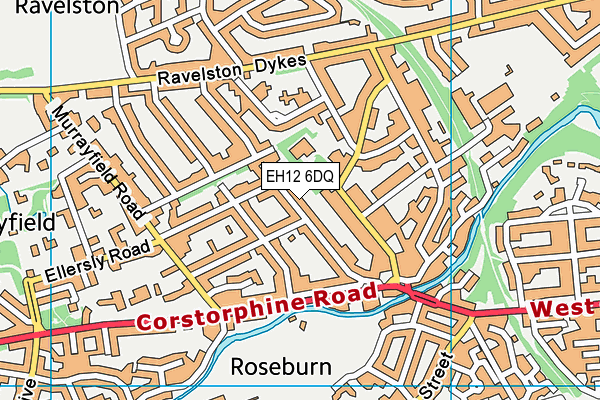 EH12 6DQ map - OS VectorMap District (Ordnance Survey) EH12 6DQ map - OS VectorMap District (Ordnance Survey)