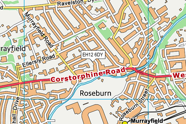 EH12 6DY map - OS VectorMap District (Ordnance Survey) EH12 6DY map - OS VectorMap District (Ordnance Survey)