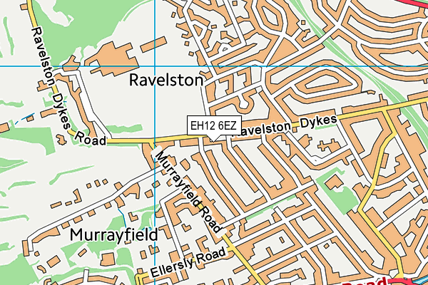 EH12 6EZ map - OS VectorMap District (Ordnance Survey) EH12 6EZ map - OS VectorMap District (Ordnance Survey)