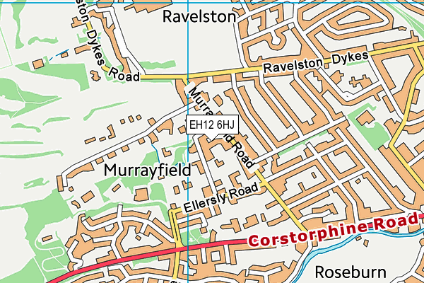 EH12 6HJ map - OS VectorMap District (Ordnance Survey) EH12 6HJ map - OS VectorMap District (Ordnance Survey)