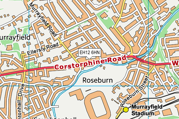 EH12 6HN map - OS VectorMap District (Ordnance Survey) EH12 6HN map - OS VectorMap District (Ordnance Survey)