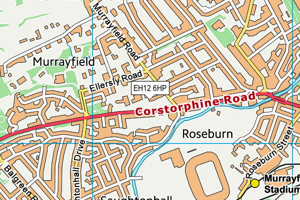 EH12 6HP map - OS VectorMap District (Ordnance Survey) EH12 6HP map - OS VectorMap District (Ordnance Survey)