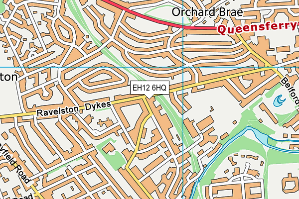 EH12 6HQ map - OS VectorMap District (Ordnance Survey) EH12 6HQ map - OS VectorMap District (Ordnance Survey)