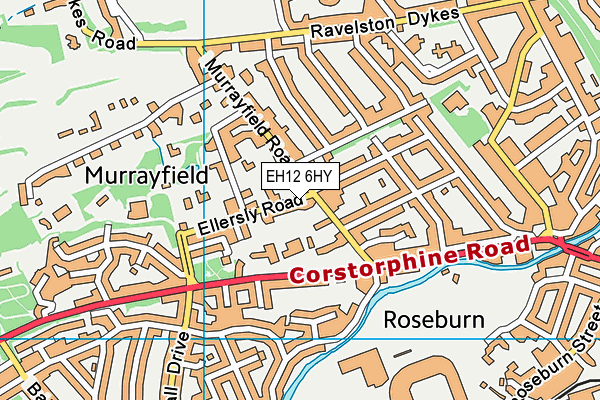 EH12 6HY map - OS VectorMap District (Ordnance Survey) EH12 6HY map - OS VectorMap District (Ordnance Survey)