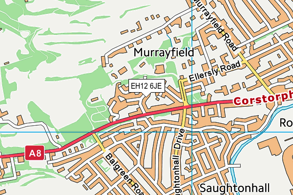 EH12 6JE map - OS VectorMap District (Ordnance Survey) EH12 6JE map - OS VectorMap District (Ordnance Survey)