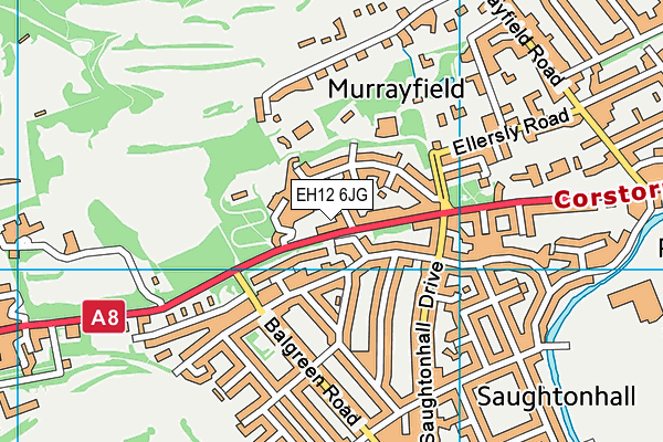 EH12 6JG map - OS VectorMap District (Ordnance Survey) EH12 6JG map - OS VectorMap District (Ordnance Survey)