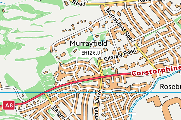 EH12 6JJ map - OS VectorMap District (Ordnance Survey) EH12 6JJ map - OS VectorMap District (Ordnance Survey)