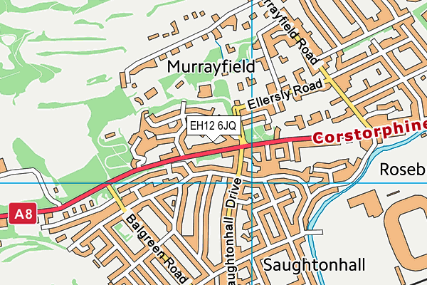 EH12 6JQ map - OS VectorMap District (Ordnance Survey) EH12 6JQ map - OS VectorMap District (Ordnance Survey)