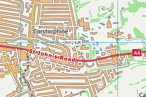 EH12 6JR map - OS VectorMap District (Ordnance Survey) EH12 6JR map - OS VectorMap District (Ordnance Survey)
