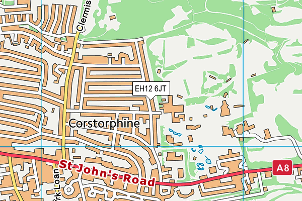 EH12 6JT map - OS VectorMap District (Ordnance Survey) EH12 6JT map - OS VectorMap District (Ordnance Survey)