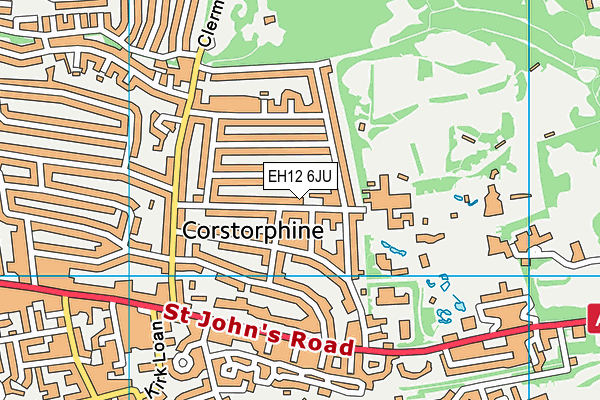 EH12 6JU map - OS VectorMap District (Ordnance Survey) EH12 6JU map - OS VectorMap District (Ordnance Survey)