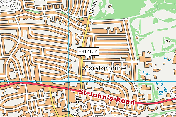 EH12 6JY map - OS VectorMap District (Ordnance Survey) EH12 6JY map - OS VectorMap District (Ordnance Survey)