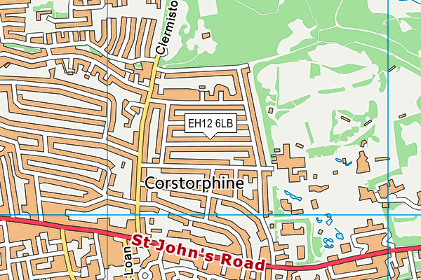 EH12 6LB map - OS VectorMap District (Ordnance Survey) EH12 6LB map - OS VectorMap District (Ordnance Survey)