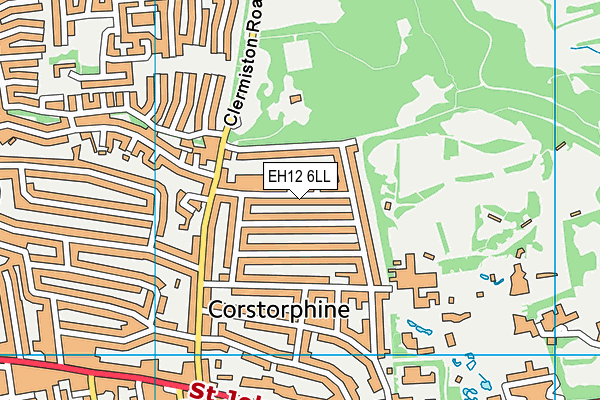 EH12 6LL map - OS VectorMap District (Ordnance Survey) EH12 6LL map - OS VectorMap District (Ordnance Survey)