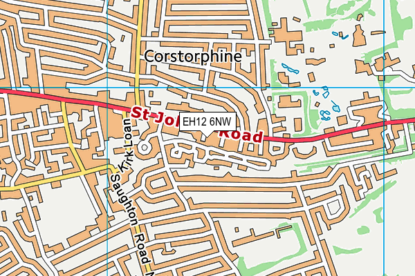 EH12 6NW map - OS VectorMap District (Ordnance Survey) EH12 6NW map - OS VectorMap District (Ordnance Survey)