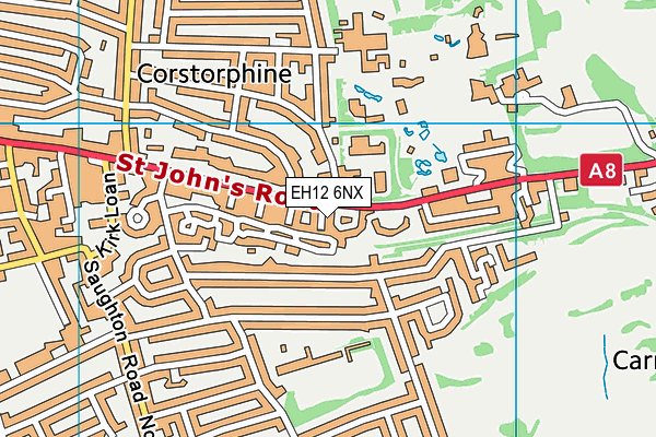 EH12 6NX map - OS VectorMap District (Ordnance Survey) EH12 6NX map - OS VectorMap District (Ordnance Survey)