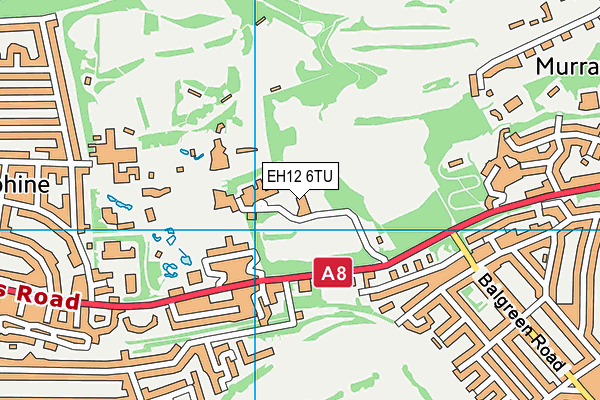 EH12 6TU map - OS VectorMap District (Ordnance Survey) EH12 6TU map - OS VectorMap District (Ordnance Survey)