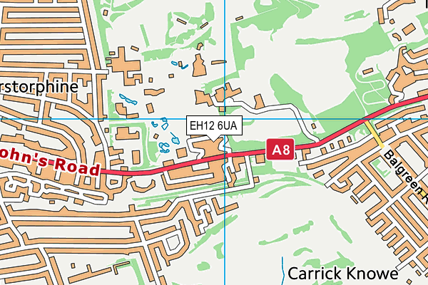 EH12 6UA map - OS VectorMap District (Ordnance Survey) EH12 6UA map - OS VectorMap District (Ordnance Survey)