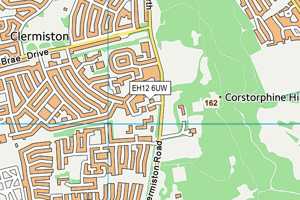 EH12 6UW map - OS VectorMap District (Ordnance Survey) EH12 6UW map - OS VectorMap District (Ordnance Survey)