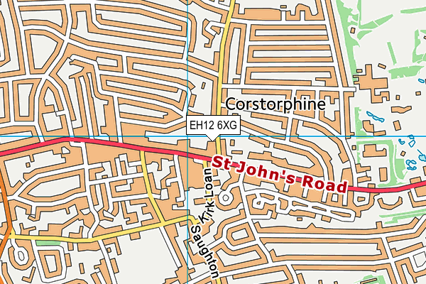 EH12 6XG map - OS VectorMap District (Ordnance Survey) EH12 6XG map - OS VectorMap District (Ordnance Survey)