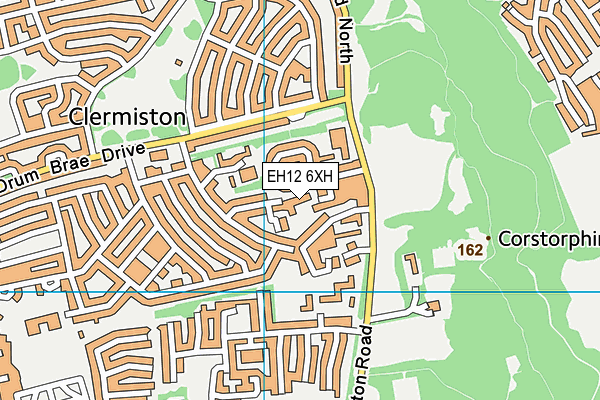 EH12 6XH map - OS VectorMap District (Ordnance Survey) EH12 6XH map - OS VectorMap District (Ordnance Survey)