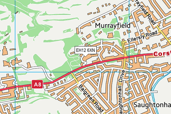 EH12 6XN map - OS VectorMap District (Ordnance Survey) EH12 6XN map - OS VectorMap District (Ordnance Survey)