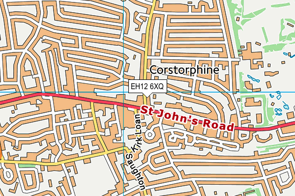 EH12 6XQ map - OS VectorMap District (Ordnance Survey) EH12 6XQ map - OS VectorMap District (Ordnance Survey)