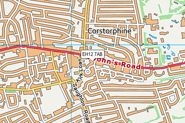 EH12 7AB map - OS VectorMap District (Ordnance Survey) EH12 7AB map - OS VectorMap District (Ordnance Survey)