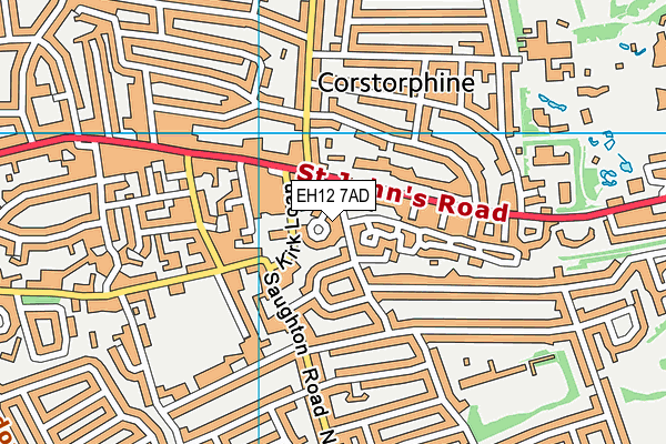 EH12 7AD map - OS VectorMap District (Ordnance Survey) EH12 7AD map - OS VectorMap District (Ordnance Survey)