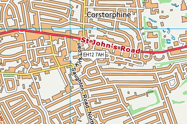 EH12 7AH map - OS VectorMap District (Ordnance Survey) EH12 7AH map - OS VectorMap District (Ordnance Survey)