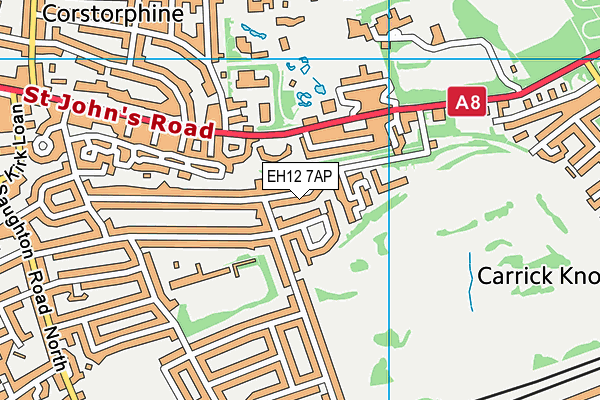 EH12 7AP map - OS VectorMap District (Ordnance Survey) EH12 7AP map - OS VectorMap District (Ordnance Survey)