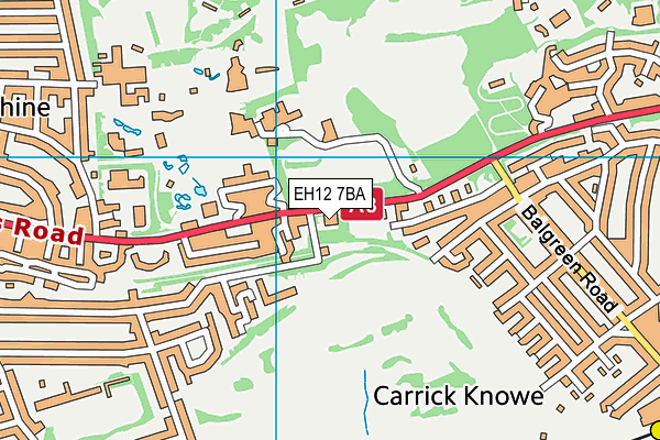 EH12 7BA map - OS VectorMap District (Ordnance Survey) EH12 7BA map - OS VectorMap District (Ordnance Survey)