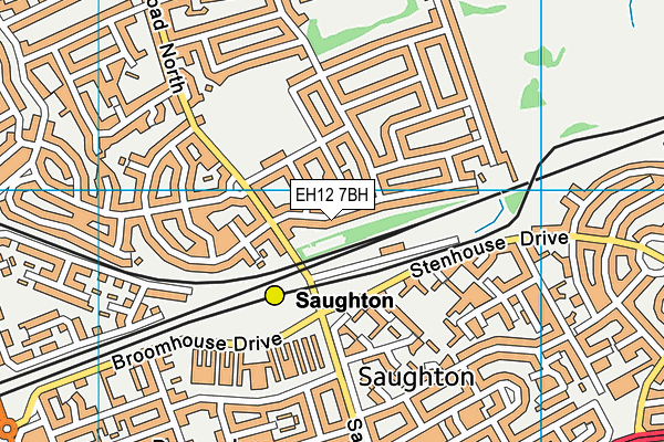 EH12 7BH map - OS VectorMap District (Ordnance Survey) EH12 7BH map - OS VectorMap District (Ordnance Survey)