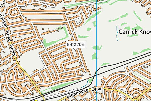 EH12 7DE map - OS VectorMap District (Ordnance Survey) EH12 7DE map - OS VectorMap District (Ordnance Survey)