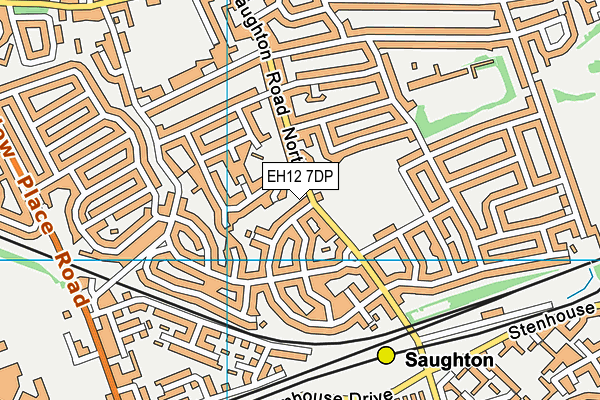 EH12 7DP map - OS VectorMap District (Ordnance Survey) EH12 7DP map - OS VectorMap District (Ordnance Survey)