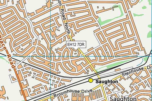 EH12 7DR map - OS VectorMap District (Ordnance Survey) EH12 7DR map - OS VectorMap District (Ordnance Survey)