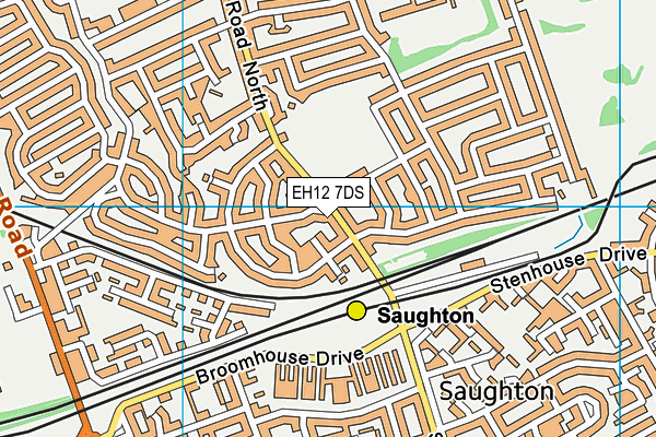 EH12 7DS map - OS VectorMap District (Ordnance Survey) EH12 7DS map - OS VectorMap District (Ordnance Survey)
