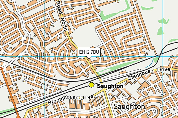 EH12 7DU map - OS VectorMap District (Ordnance Survey) EH12 7DU map - OS VectorMap District (Ordnance Survey)