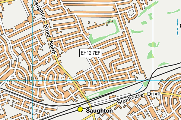 EH12 7EF map - OS VectorMap District (Ordnance Survey) EH12 7EF map - OS VectorMap District (Ordnance Survey)