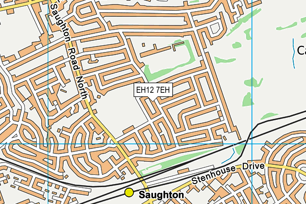 EH12 7EH map - OS VectorMap District (Ordnance Survey) EH12 7EH map - OS VectorMap District (Ordnance Survey)